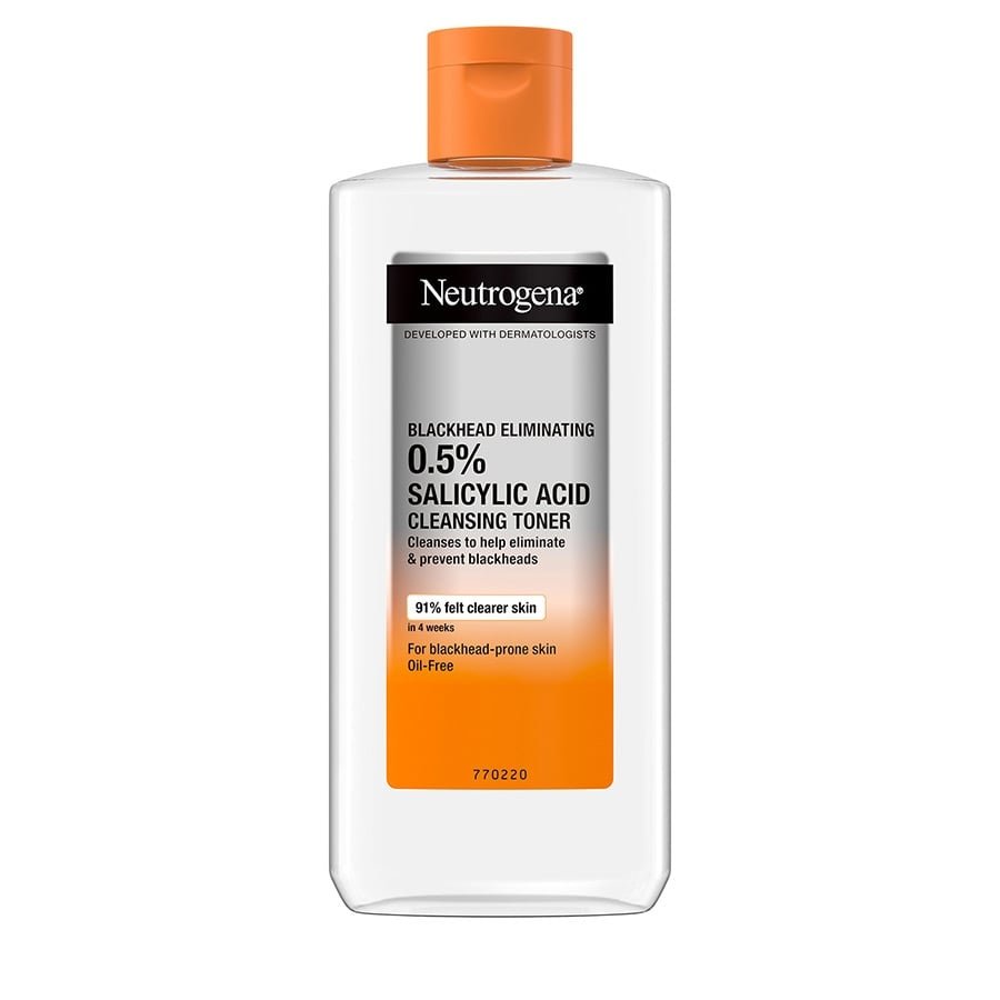 Neutrogena Blackhead Eliminating Cleansing Toner - 0.5% Salicylic Acid for Clearer Skin