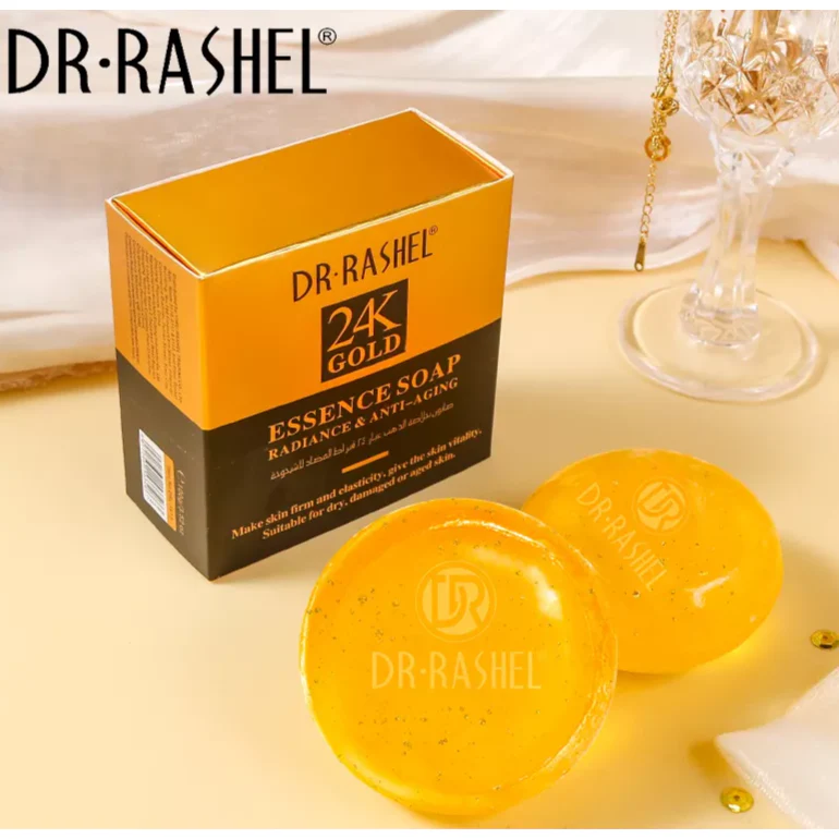 Dr Rashel 24K Gold Essence Soap | P.R.C. | Radiance & Anti-Aging, Luxurious Skincare |