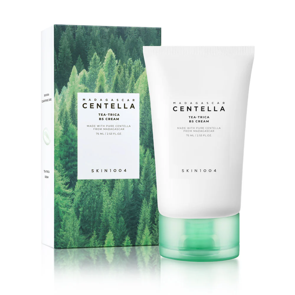 Centella Tea Trica B5 Cream 75ml | Hydration and Acne-Prone Skin | Korea