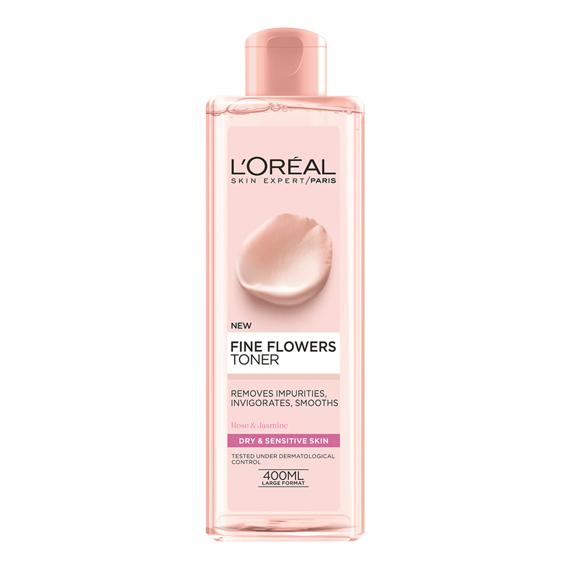 L'Oreal Fine Flowers Toner 400ml | Poland | Gentle Hydration for Dry and Sensitive Skin
