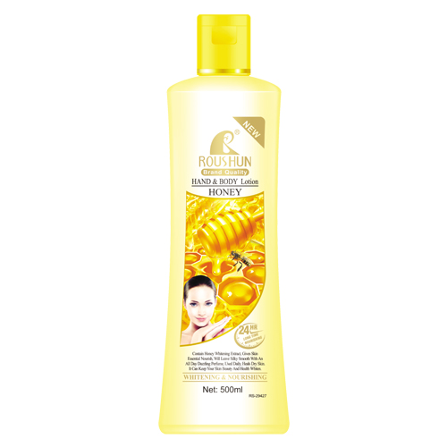 Roushun 24Hr Honey Whitening & Nourishing Hand & Body Lotion 500ml | Moisturize & Brighten Skin | P.R.C