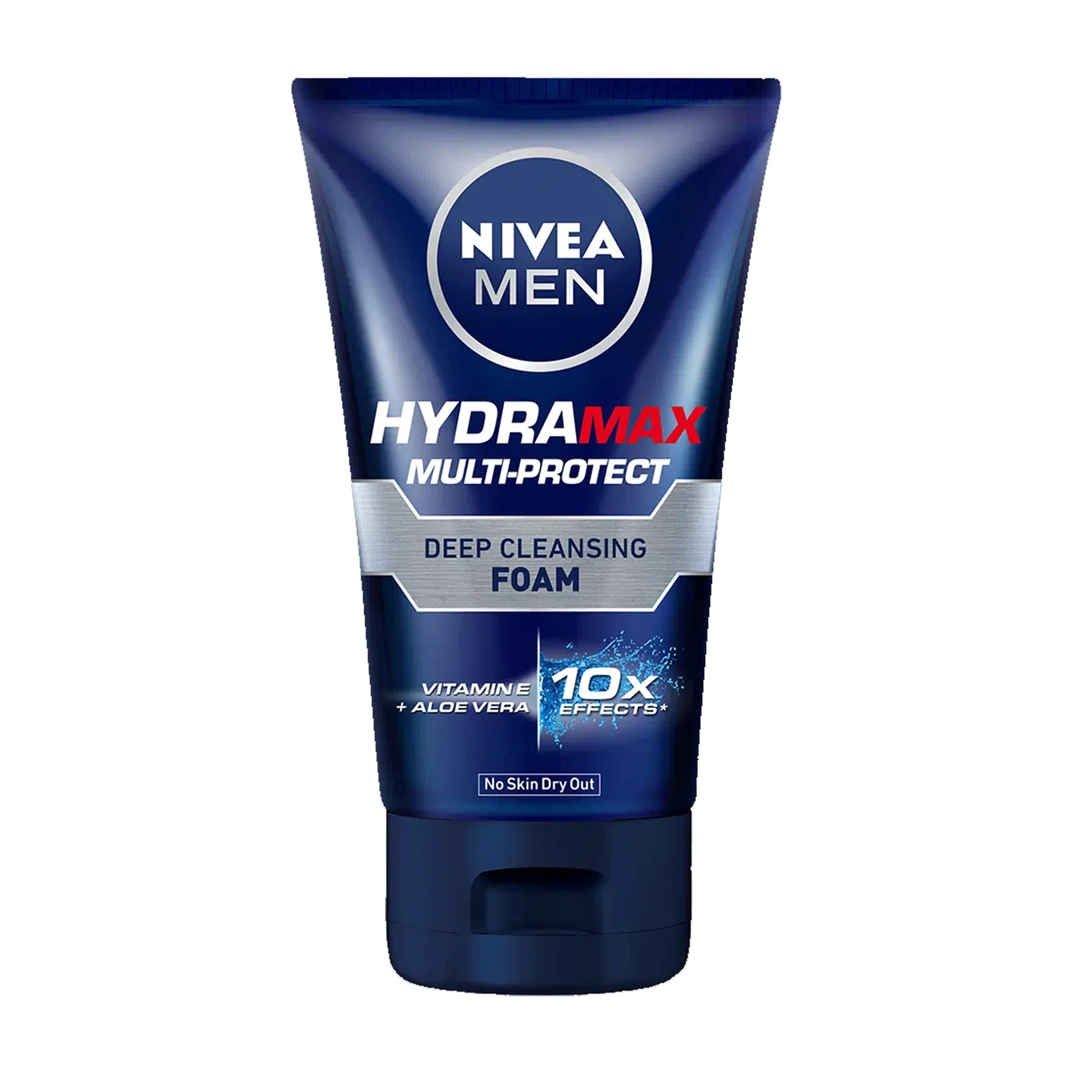 Nivea Men HydraMax Multi-Protect Deep Cleansing Foam 100g | Vitamin E & Aloe Vera Facial Cleanser | Thailand