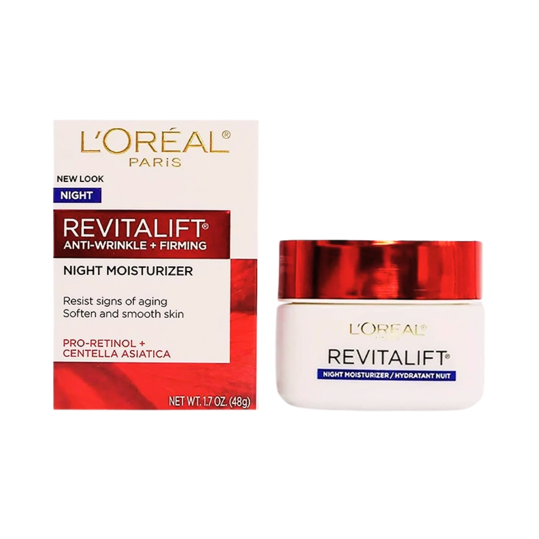 L'Oreal Revitalift Hydrating Night Cream 50ml | Anti-Aging & Moisturizing Night Cream | Germany