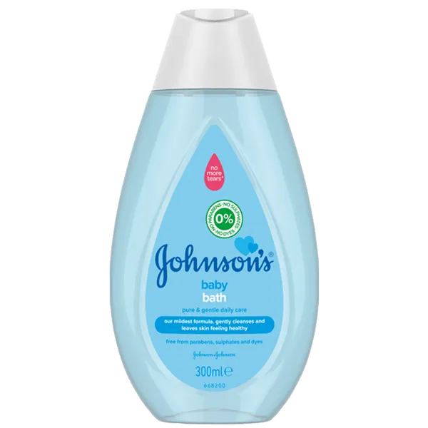 Johnson's Baby Bath 300ml | Gentle and Safe for Baby’s Skin , Softens and Cleanses | Italy