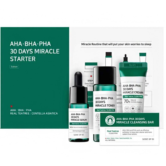 SOMEBYMI AHA BHA PHA 30 Days Miracle Starter Kit (4-Step) - Korea