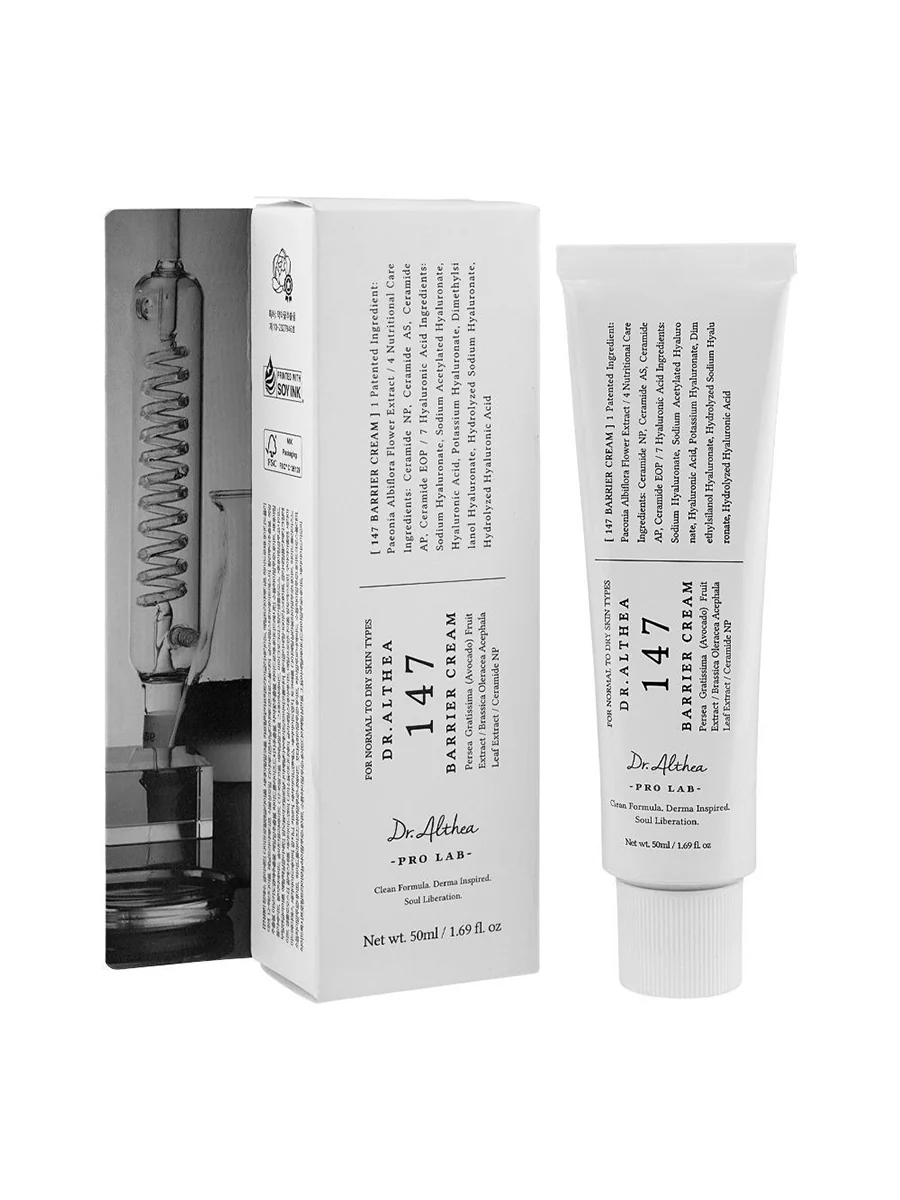 Dr. Althea 147 Barrier Cream 50ml | Ceramide & Hyaluronic Acid Moisturizer | South Korea