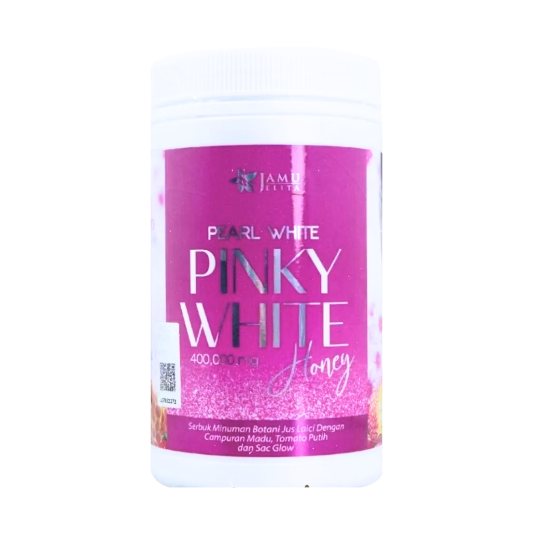 Jamu Jelita Pearl White Pinky White Honey - 400,000mg | Rosy Skin Whitening | Malayasia
