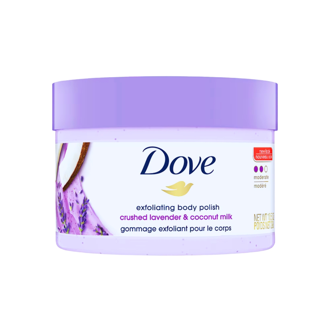 Dove Exfoliating Body Polish 289g - Crushed Lavender & Coconut Milk