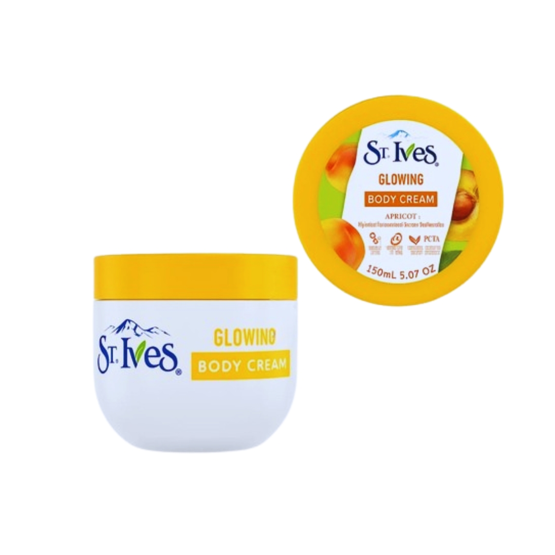St. Ives Glowing Body Cream 150ml | Radiant & Hydrated Skin | India