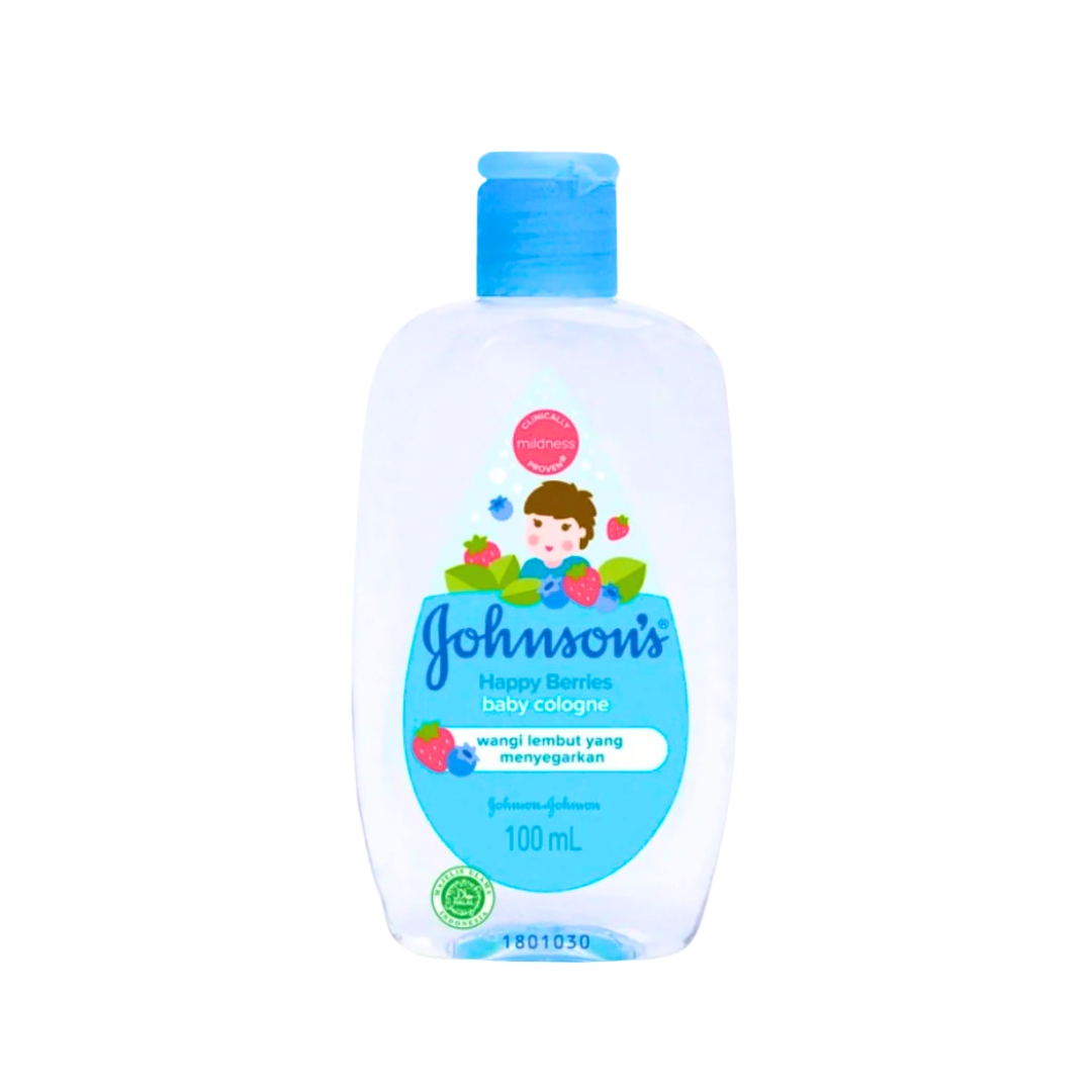 Johnson’s Happy Berries Baby Cologne 100ml | Gentle & Fresh Baby Fragrance | Indonesia