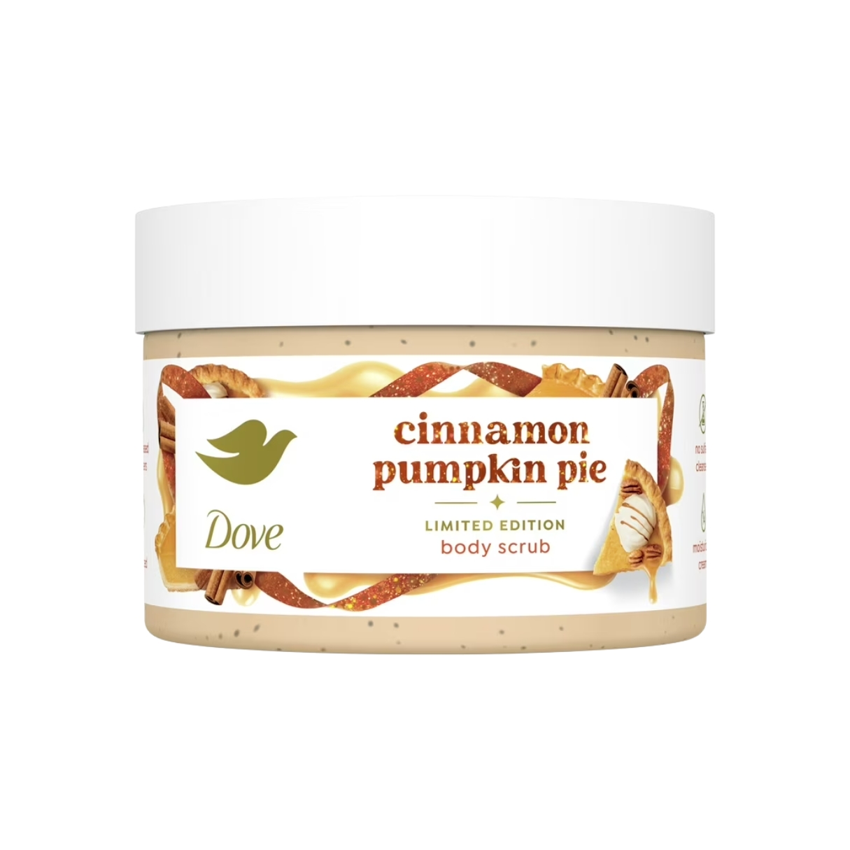 Dove Cinnamon Pumpkin Pie Body Scrub 298g | Exfoliating & Nourishing Skin Care | Singapore