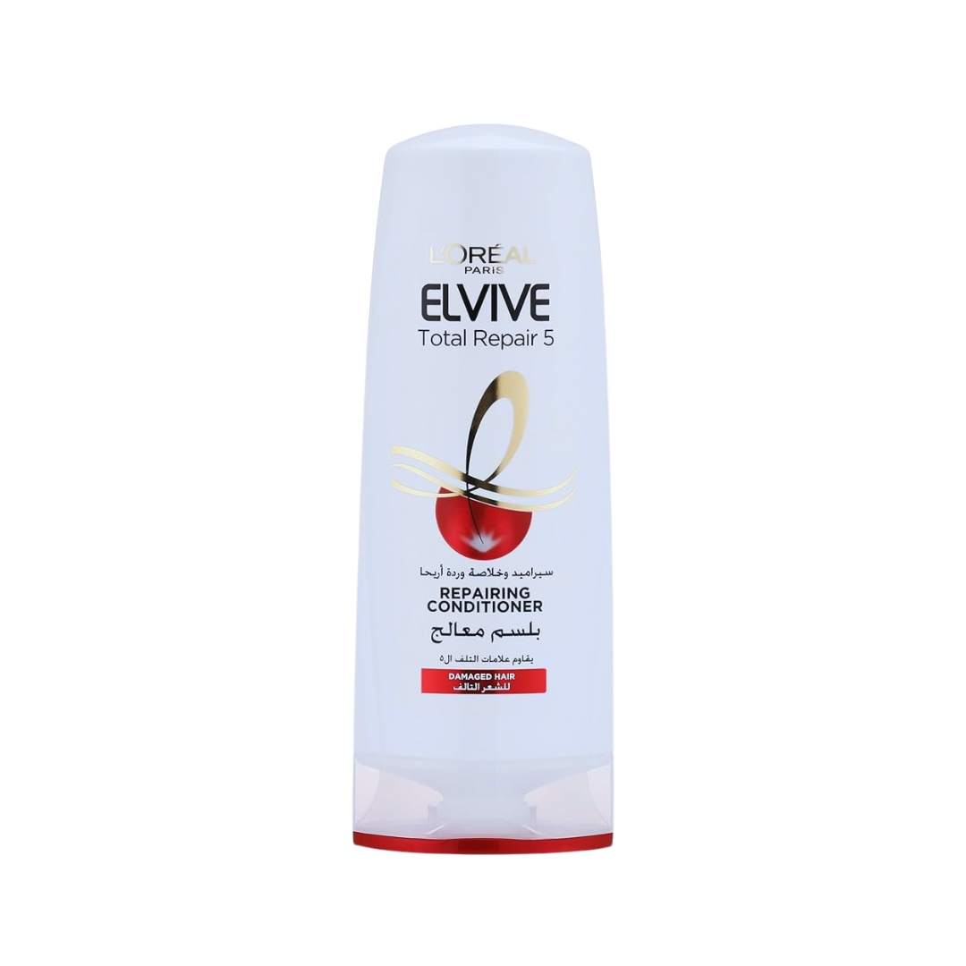 L’Oreal Elvive Total Repair 5 Repairing Conditioner 400ml | Damaged Hair Repair & Smooth Care | France