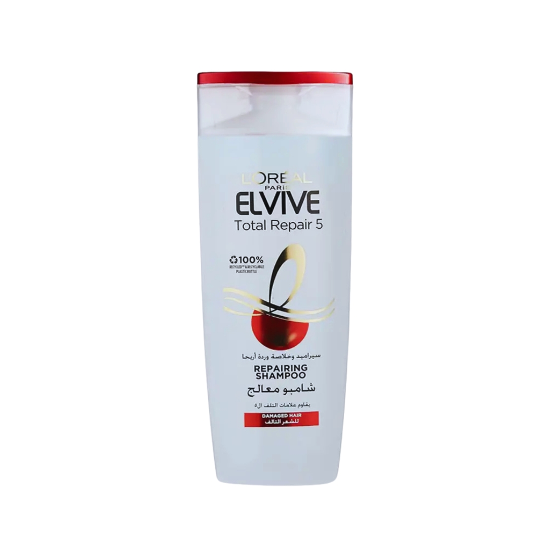 L’Oreal Elvive Total Repair 5 Repairing Shampoo 400ml | Repair Damaged Hair & Strengthen | France