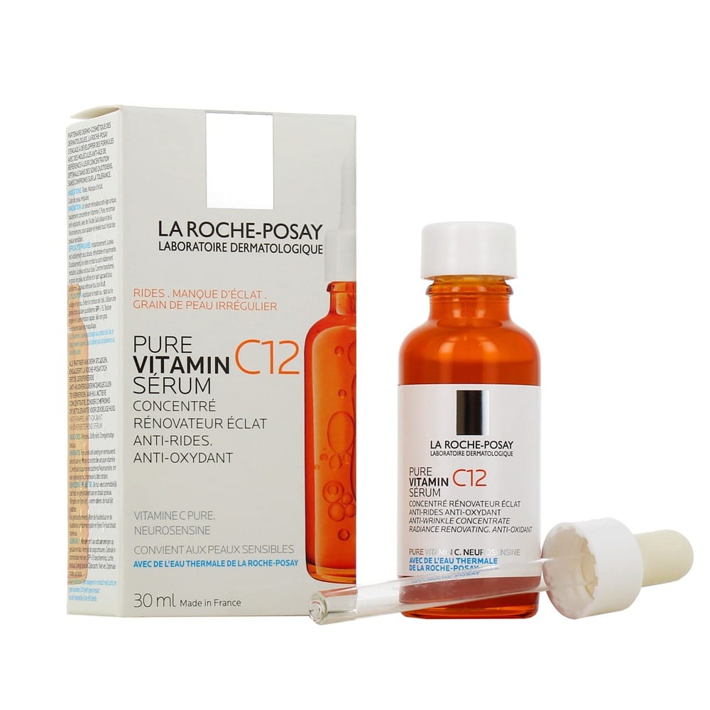 La Roche-Posay Pure Vitamin C12 Serum 30ml | Anti-Aging Brightening Face Serum | France